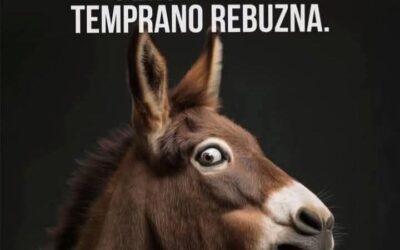 TARDE O TEMPRANO REBUZNA. . .
