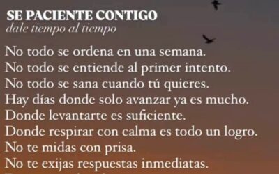DALE TIEMPO AL TIEMPO