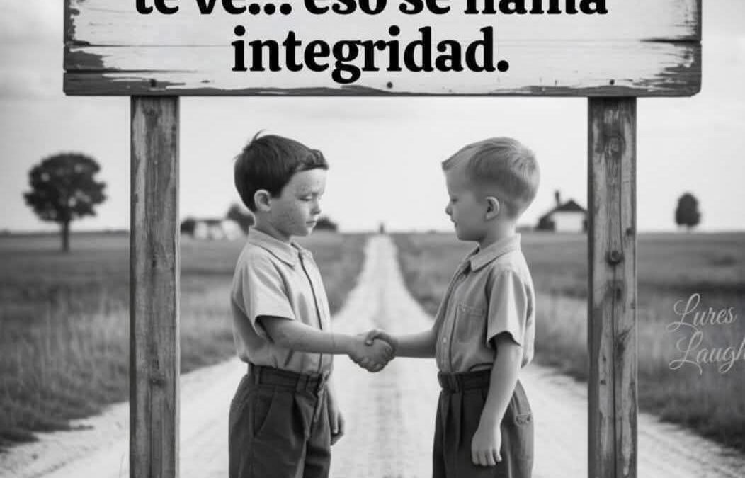 HACER LO QUE SE DEBE, ES HACER LO CORRECTO.