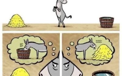 LA PARADOJA DEL BURRO DE BURIDAN