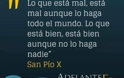 ¿PUEDE ALGO ESTAR MAL Y BIEN? ¡NO!