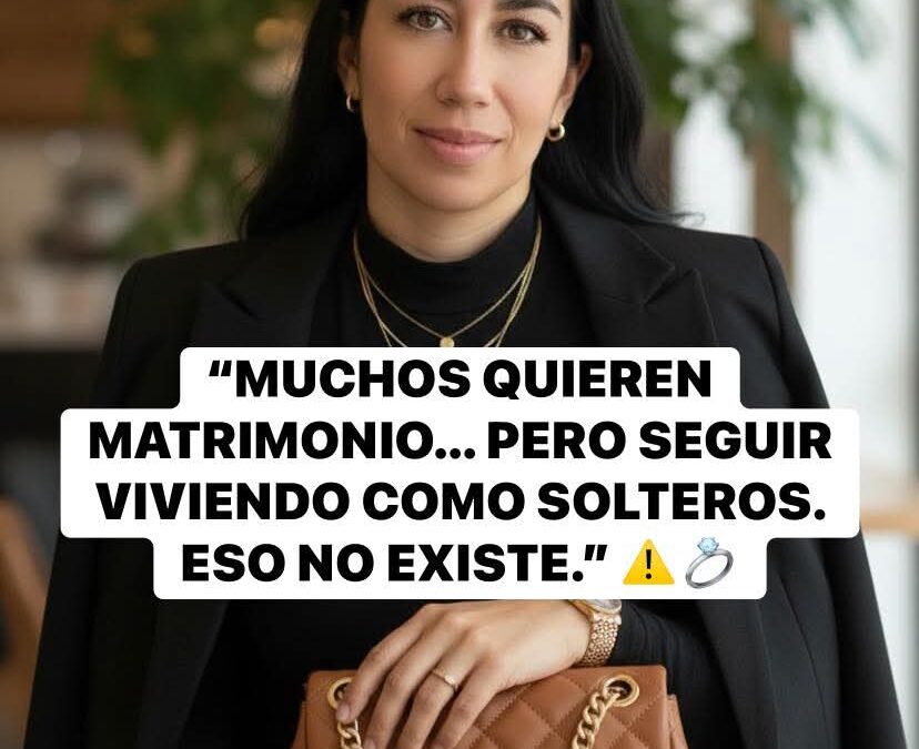 «Muchos quieren el matrimonio. . .pero seguir viviendo como solteros. eso no existe