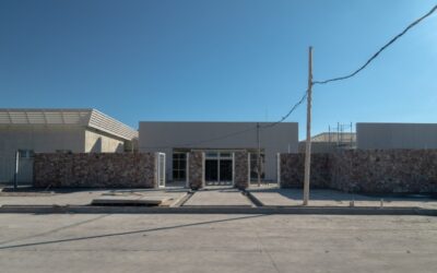 Las obras del nuevo hospital de Angaco están en su etapa final de ejecución