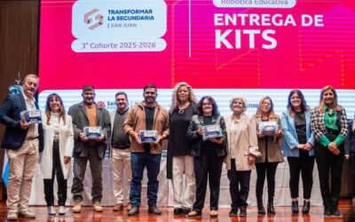 Transformar la Secundaria: otras 50 escuelas sumaron kits de robótica