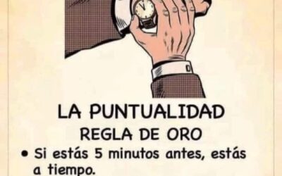 La puntualidad es regla de oro