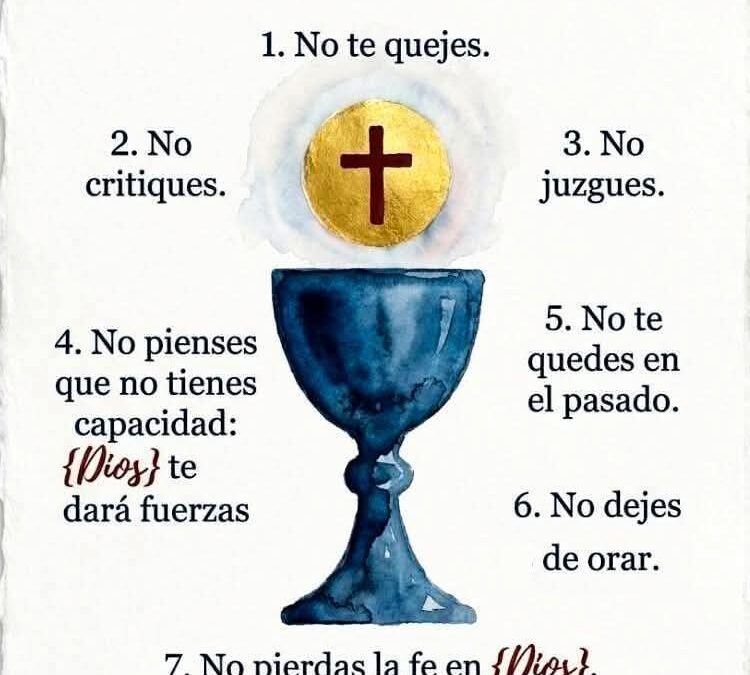 Las 7 cosas que «no»
