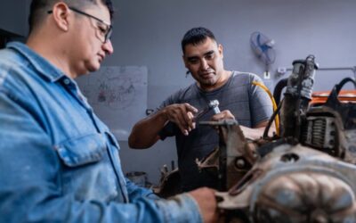 Las Aulas Talleres Móviles funcionan brindando formación profesional