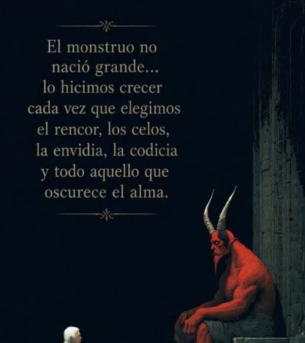 El monstruo no nació grande