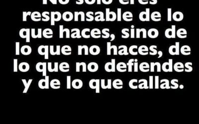 Tu responsabilidad debe llegar hasta mas allá
