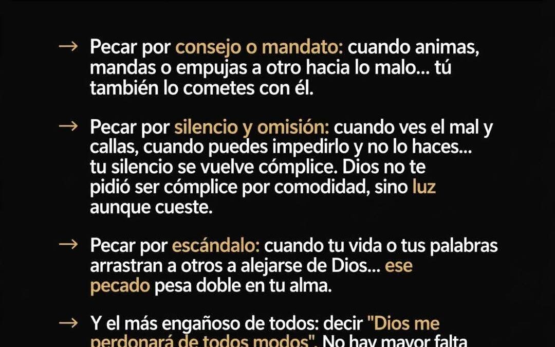 Pecar por callar