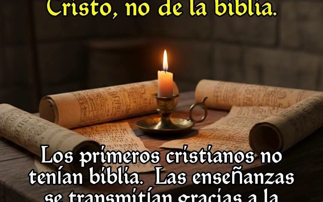 ¿Siempre hubo Biblia en el cristianismo?