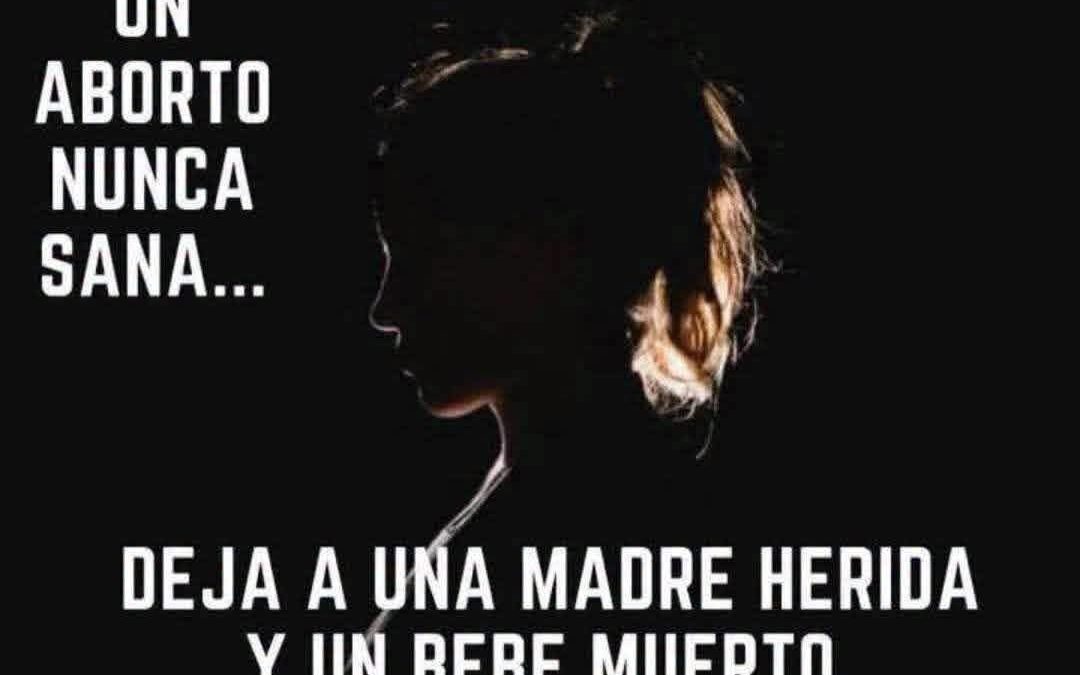El aborto nunca. . .