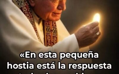 El inmenso misterio de Jesús presente en la Eucaristía