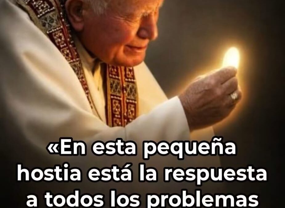 El inmenso misterio de Jesús presente en la Eucaristía